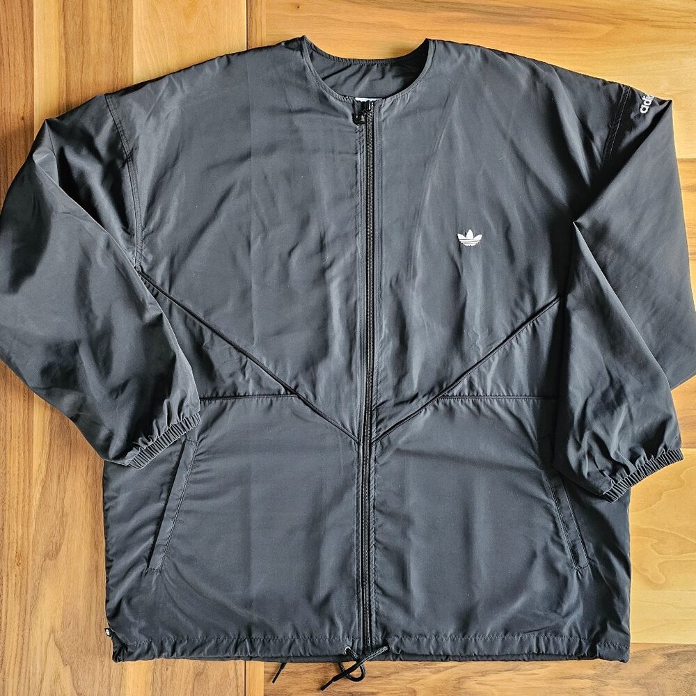 Adidas Black Windbreaker